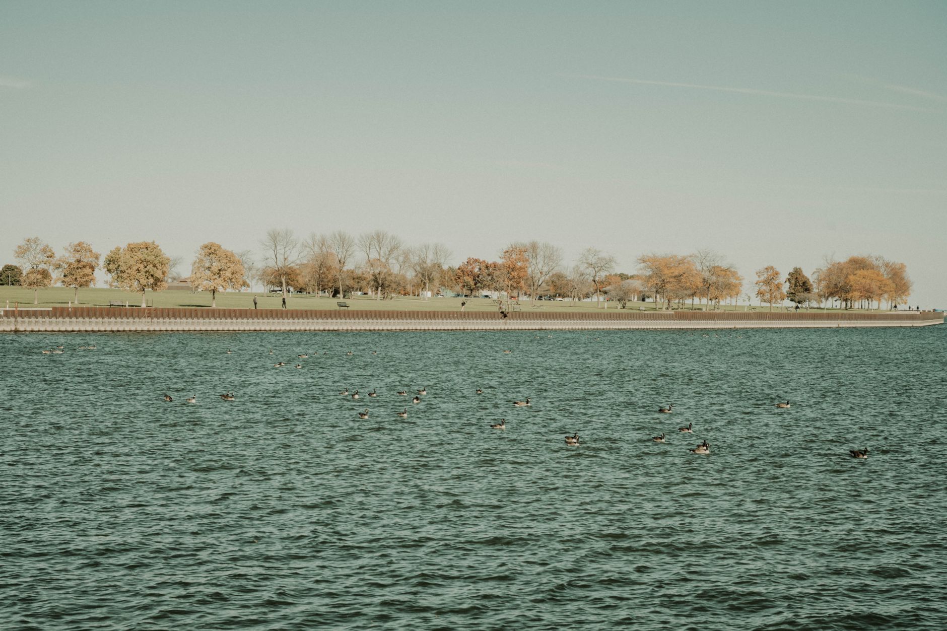 Lake Ontario at Burlington, the lakeside city around Appleby Tennis Club