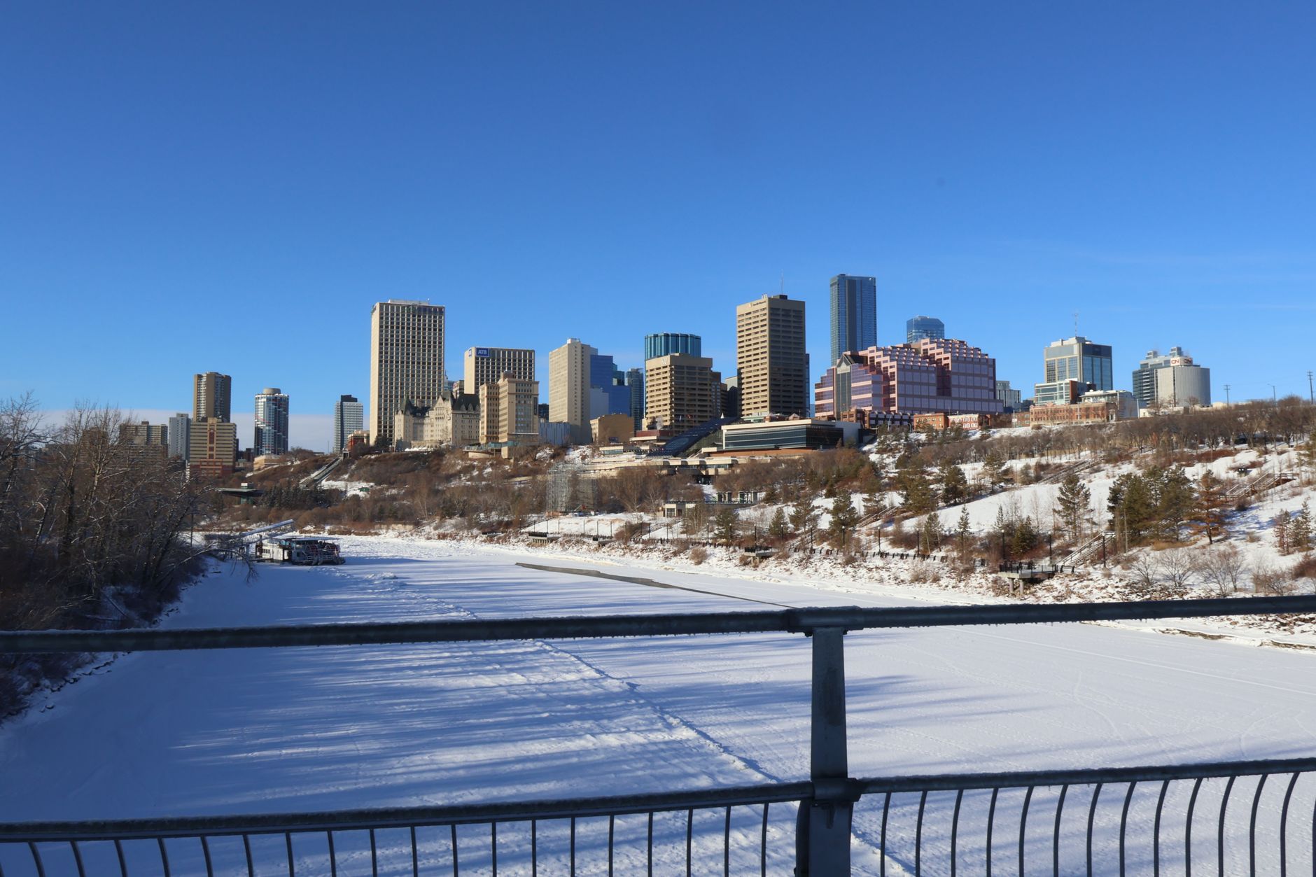 Edmonton's river valley, the green setting around ACE Tennis Academy's programs