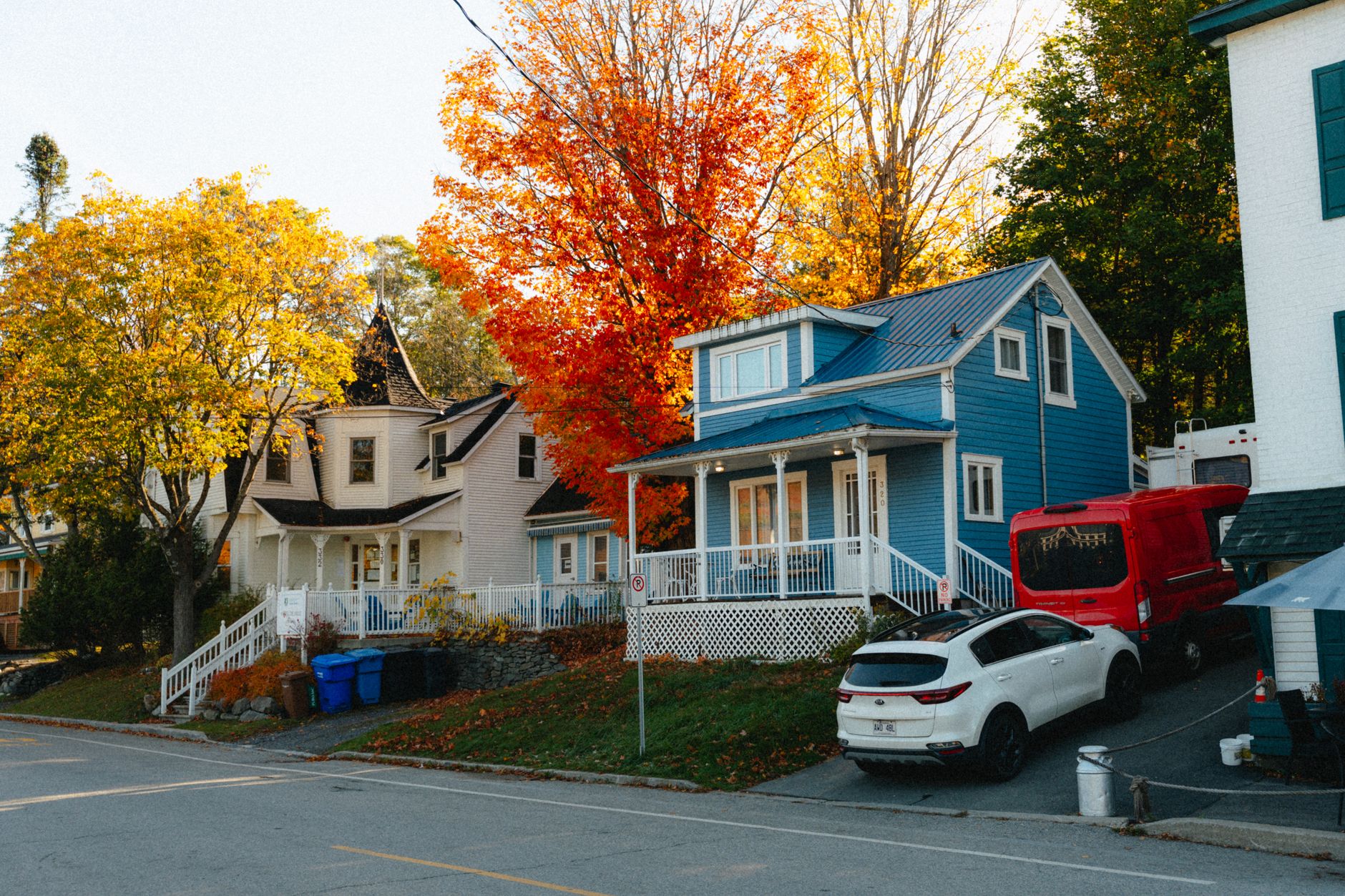 Suburban green space along the South Shore near Boucherville, the setting around Sani Sport