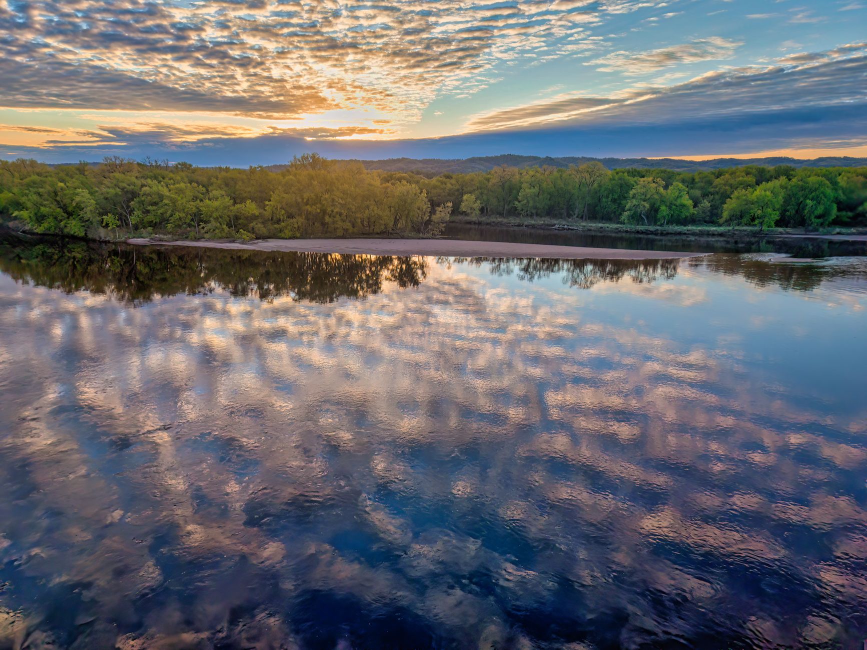 The Saguenay river near Jonquière, home to Club de Tennis Saguenay