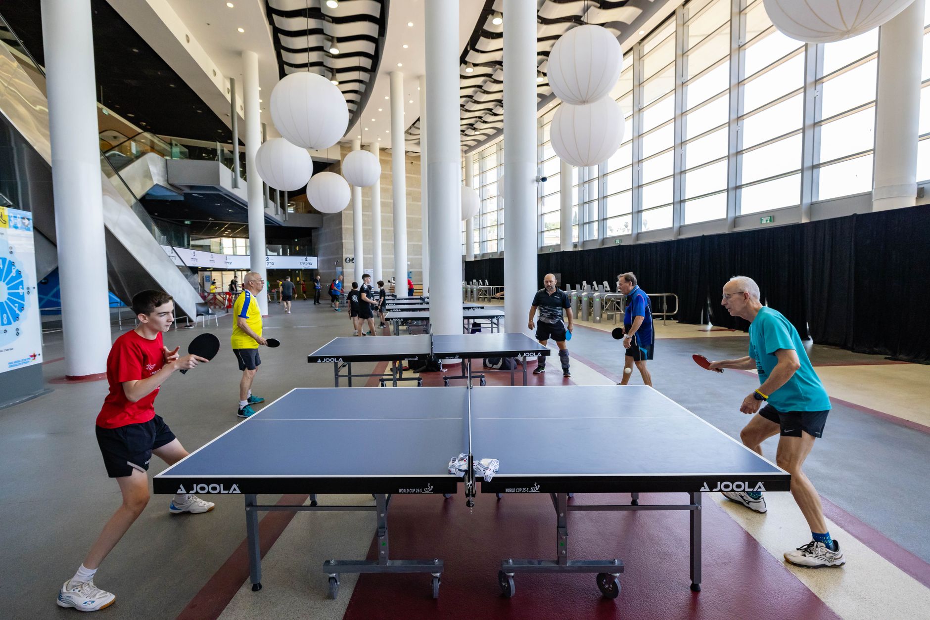 Private indoor club court setting representing The Glencoe Club in Calgary