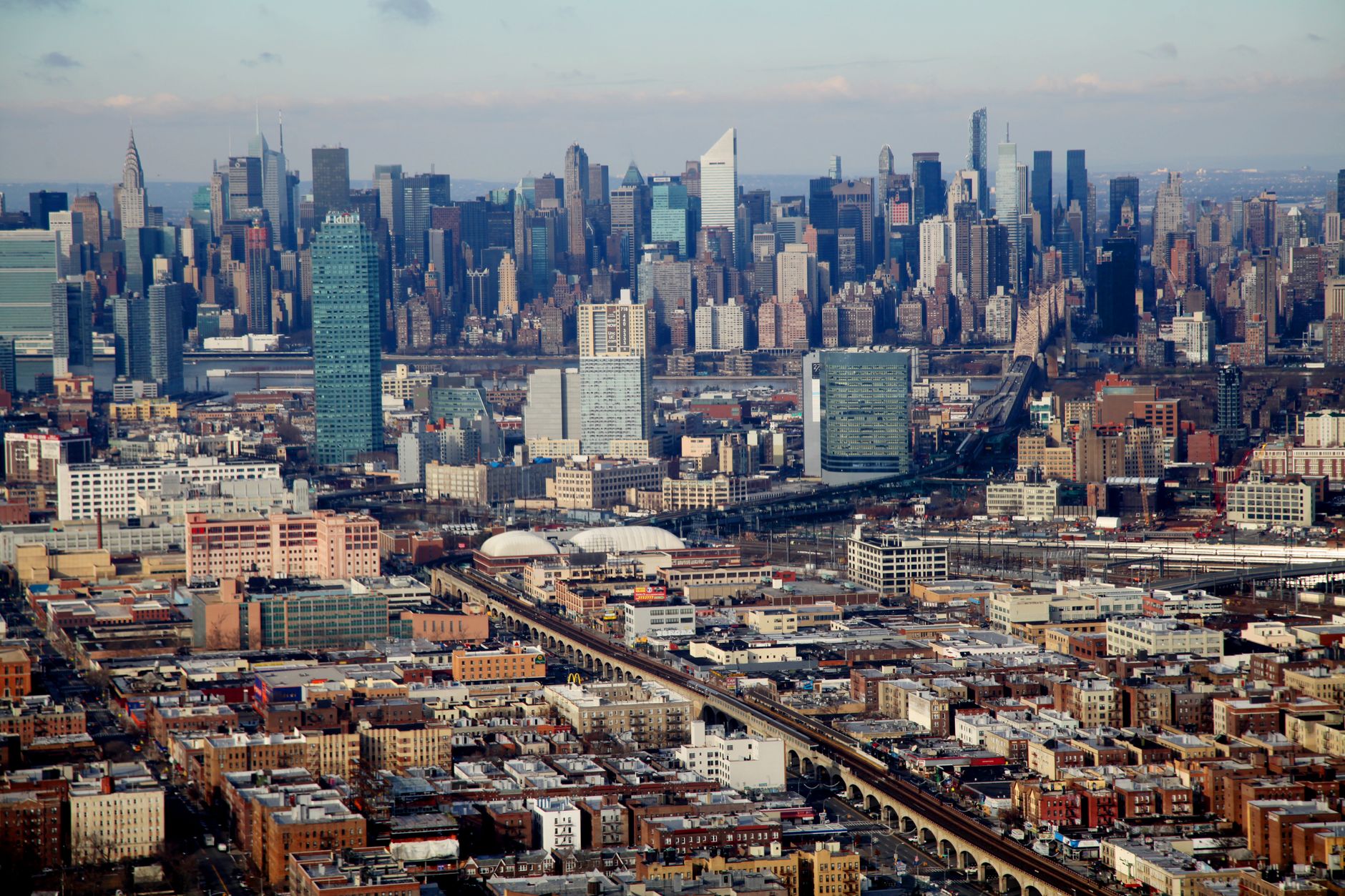 The Queens and Long Island City skyline, the backdrop to Court 16's LIC courts