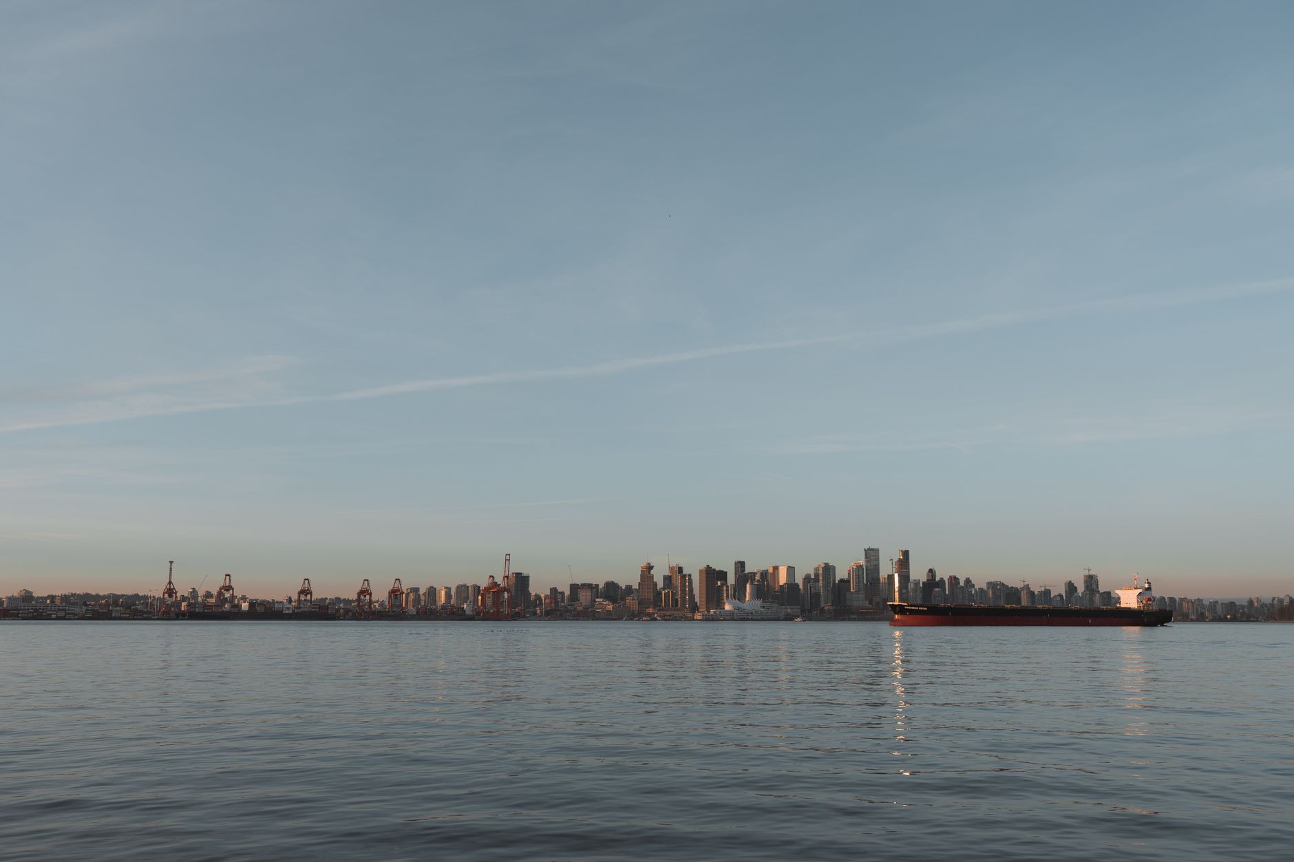 The waterfront near Point Grey in Vancouver, where Jericho Tennis Club covers its courts with heated winter bubbles