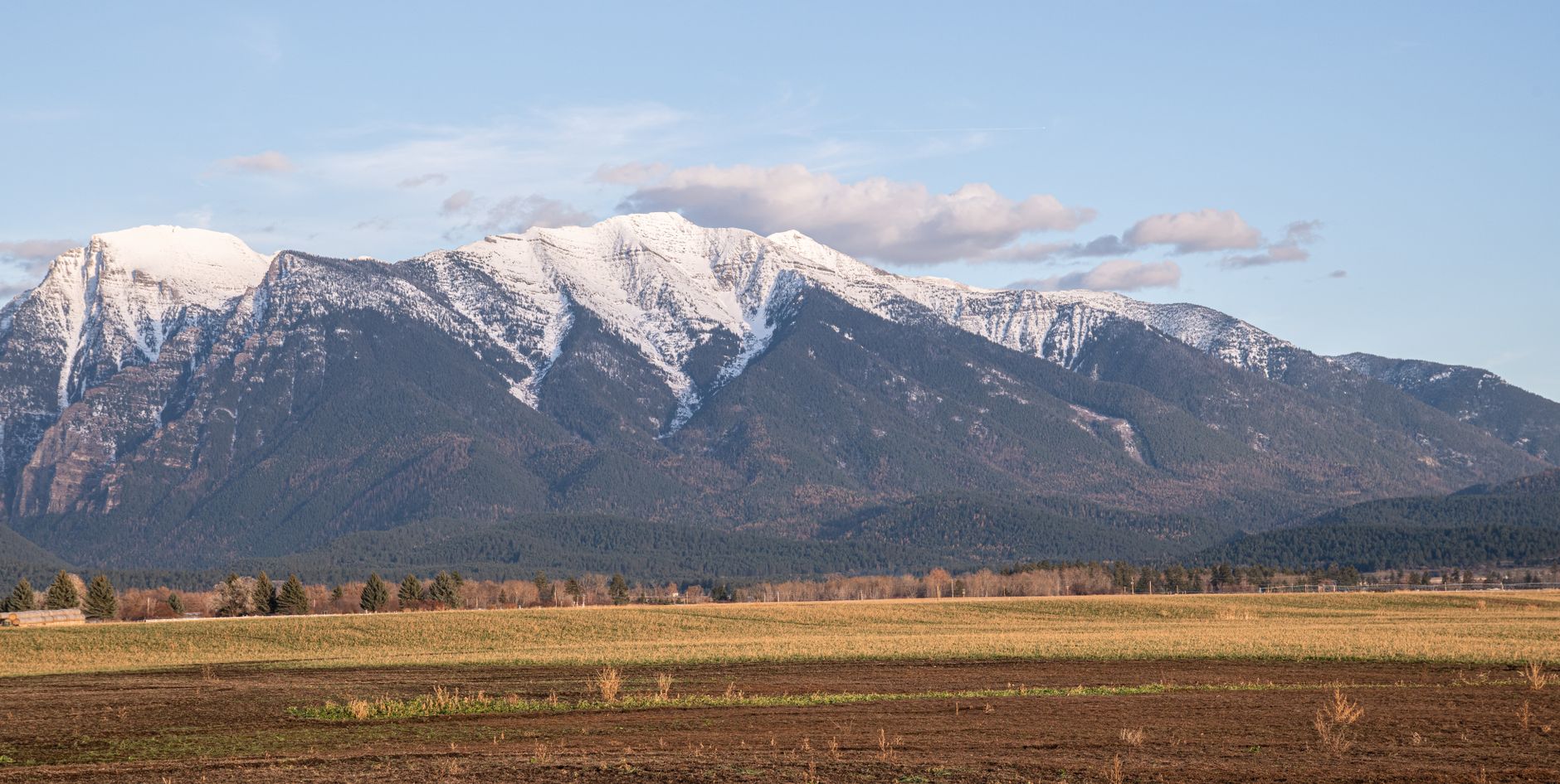 The mountains framing Abbotsford in the eastern Fraser Valley, setting for Valley Tennis Academy's bubble courts