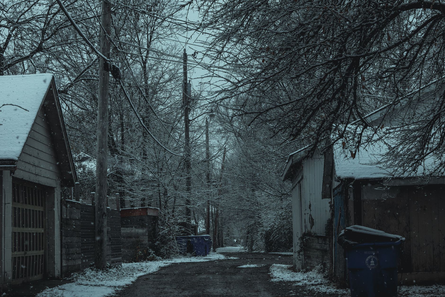 A residential neighbourhood street in Côte Saint-Luc, Montreal, Quebec