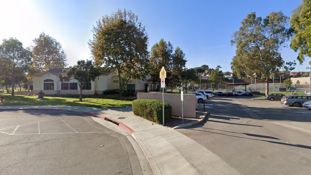 Tennis courts at Alta Vista Park in Redondo Beach in the South Bay